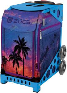Спортивная сумка-вкладыш Zuca "Island Life", синяя рама, мигающие колеса, Blue