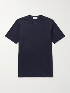 Футболка Bandeira из хлопкового джерси GABRIELA HEARST, темно-синий