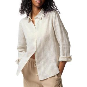 UNIQLO Женская блузка бежевая