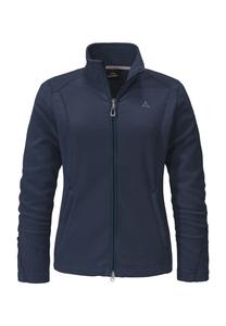 Куртка флисовая Леона, воротник стойка, карманы на молнии, женская Schöffel, цвет Navy Blazer
