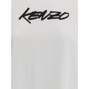 Футболка из хлопка Kenzo, белый