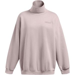 Флисовая оверсайз майка с принтом Under Armour, цвет Leela Gray