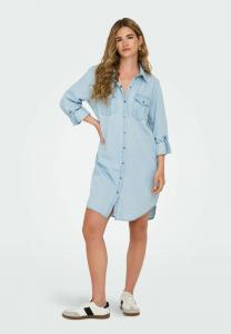 Джинсовое платье ONLSILLE KURZES ONLY, цвет Light Blue Denim