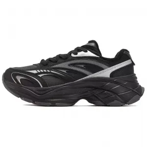 Женские кроссовки Low top Chunky с амортизацией и износостойкостью 361°, черный белый