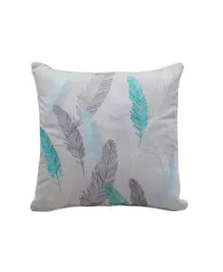 Декоративная подушка с рисунком перьев озера для поясничного отдела, декоративная подушка для использования в помещении и на улице Rightside Designs, blue