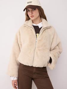 Демисезонная куртка Trendyol, Ecru