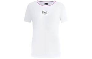 Футболка женская белая EA7 SS24 EMPORIO ARMANI