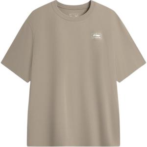 Футболка Li-Ning с коротким рукавом мужская, coffee foam коричневый