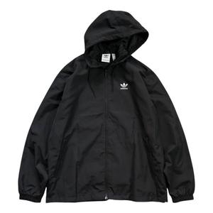 Куртка adidas Adicolor Trefoil Windbreaker Jacket 'Black White', черный