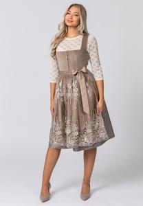 Широкая юбка в сборку SARAH Stockerpoint, светло-коричневый