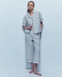 Пижама дипломатическая в полоску Sfera, черный