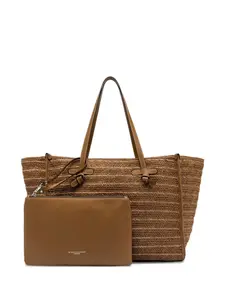 Плетеная сумка-тоут marcella GIANNI CHIARINI, коричневый