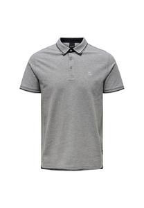 Рубашка-поло Onsefletcher ONLY & SONS, цвет Light Grey Melange