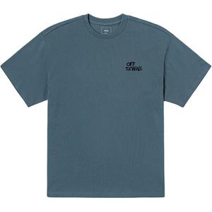 Футболка YAZHOUYISHUJIA,LIANMINGKUAN SS25 Unisex Vans, серо-голубой