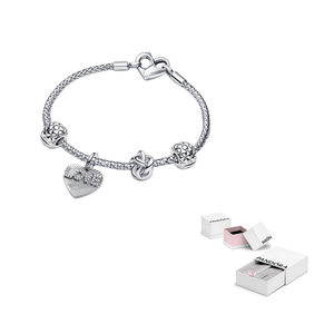 Pandora Серебряный браслет 925 пробы для женщин Silver