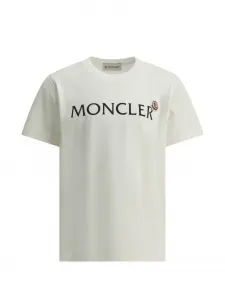 Футболка с логотипом Moncler Enfant, белый