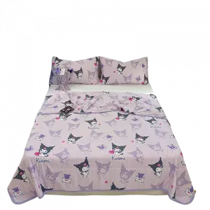 Минималистичное одеяло для кондиционера, стираемое, из соевого волокна Sanrio, фиолетовый