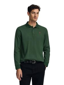 Polo Club Рубашка-поло темно-зеленого цвета