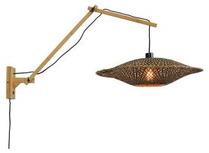 Настенный светильник GOOD&MOJO Bali, коричневый - бамбук - 60 x 55 x 105 см
