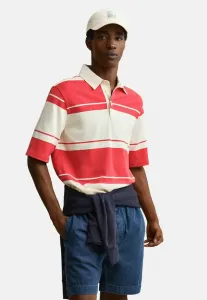 Полосатая рубашка-поло для регби Gant, Rose Red