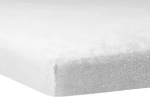 Простыня на резинке Dream Sleep Fluffy Flannel Topper 90x190 см - 100x200 см, белая Traumschlaf