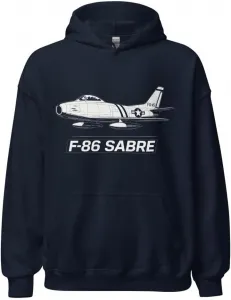 Толстовка F-86 Sabre с историческим истребителем США для фанатов авиации