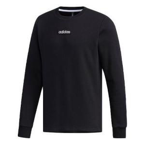 Толстовка adidas neo M C SW Round Neck Fleece Lined Long Sleeves Black, черный