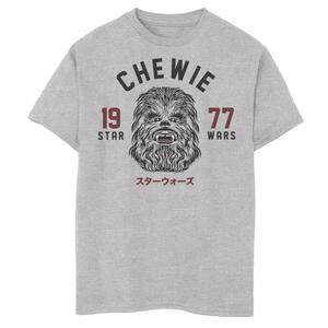Футболка с рисунком Chewie Face для мальчиков 8–20 лет в стиле ретро «Звездные войны» Star Wars