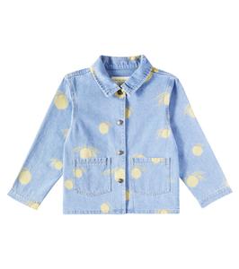 Джинсовая куртка с принтом Magot Konges Sløjd, Lemon Denim