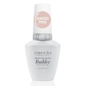 Cuccio, строительный гель во флаконе с кисточкой, Naked Pink, 13 мл