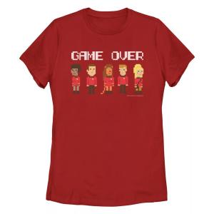 Красная футболка из серии Star Trek The Original Series для юниоров, футболка Gamer Over 8-Bit Licensed Character