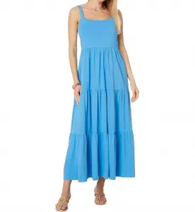 Хлопковое миди-платье Miri, лунно-голубого цвета Lilly Pulitzer