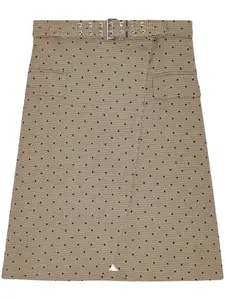 Юбка в горох GANNI, нейтральный