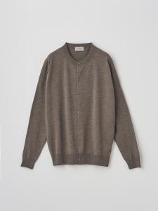 Вязаный кардиган с круглым вырезом и длинными рукавами | A4790 | 24G СОВРЕМЕННЫЙ КРОЙ