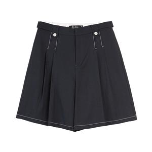 ELLE Повседневные шорты женские Navy Blue тонкие