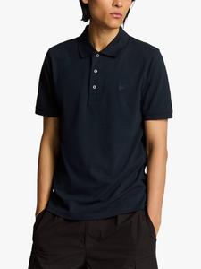 Супертонкая хлопковая поло футболка Lyle & Scott, Dark Navy