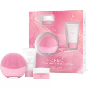 FOREO LUNA 4 mini Set Face Cleansing Brush & Face Massager with Ultra-Nourishing Cleansing Balm 15ml and Micro-Foam Cleanser 2.0 20ml - Уход за лицом - Средства по уходу за кожей лица для всех типов кожи Жемчужно-розовый