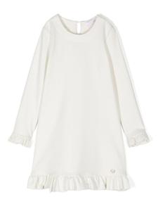 Monnalisa платье в горошек, нейтральный цвет