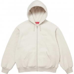 Толстовка с капюшоном на молнии Supreme, белый