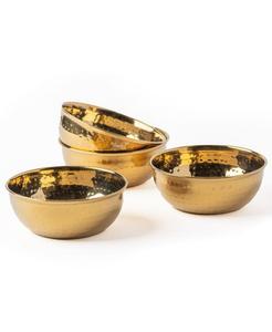 Набор из 4 мисок для подачи дал (чечевичного супа) Verve Culture, золото