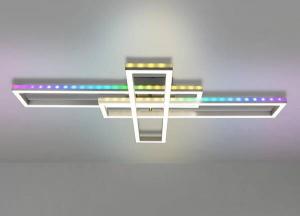 Светодиодный потолочный светильник Näve Bantry, серебряный