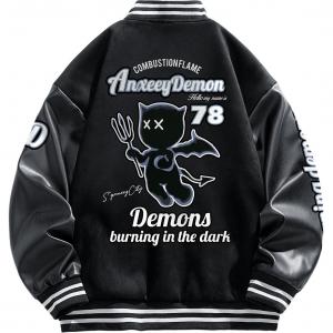 Qnxeey Бейсбольная майка унисекс, Black