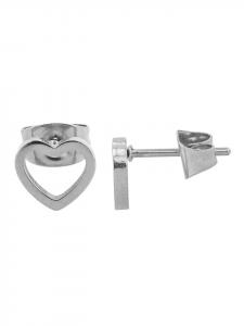 Adeliás Женские серьги - Серьги-гвоздики из нержавеющей стали серебристого цвета