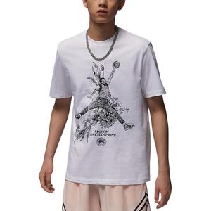 Спортивная футболка мужская белая Jordan, белый