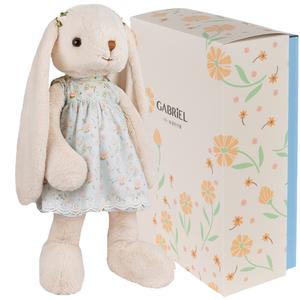 Элегантная цветочная юбка коллекция Rabbit, успокаивающая детская кукла плюшевая кукла 30см/40см/50см высота GABRIEL
