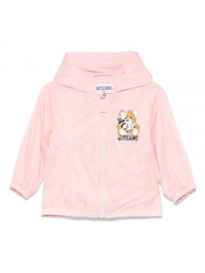 Куртка Moschino Kids с принтом Teddy Bear, розовый
