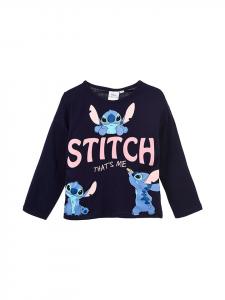 Lilo & Stitch Футболка с длинными рукавами «Лило и Стич» темно-синего цвета