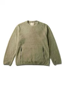 Свитшот с карманом на молнии Snow Peak, зеленый