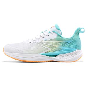 361° Кроссовки для бега с низкой посадкой, амортизирующие и дышащие, мужские, белые и зеленые