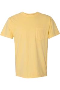 Футболка Comfort Colors Garment-Dyed Heavyweight Pocket, цвет butter